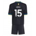 Manchester United Leny Yoro #15 Tredjedraktsett Barn 2025-26 Korte ermer (+ Korte bukser)